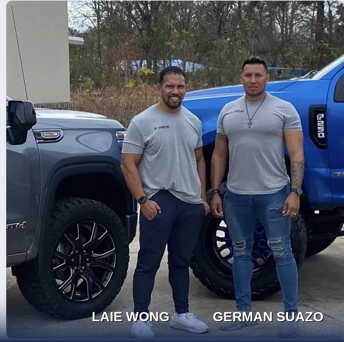 Laie Wong with German Suazo, founder of Xtreme Performance Construction